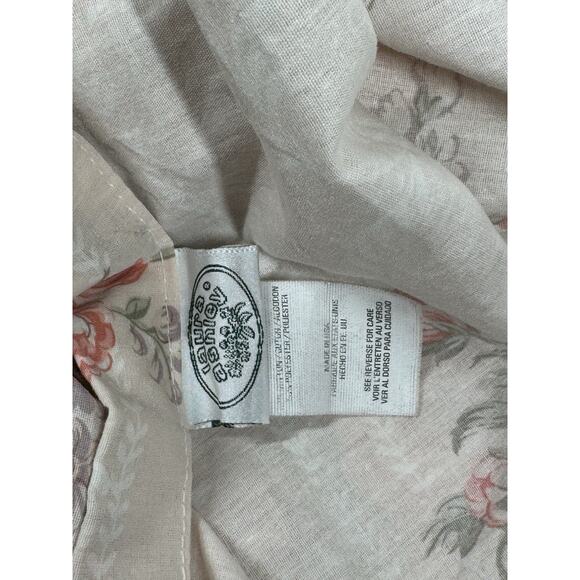 Vintage Laura Ashley Queen Dust Ruffle Floral Bed Skirt Cottage Core Romantic - Picture 3 of 5